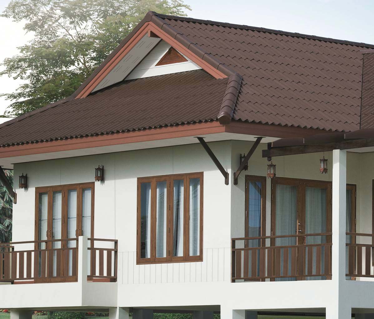 Applied Thai style house