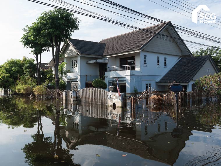 วิธีดูแลบ้านหลังน้ำท่วม